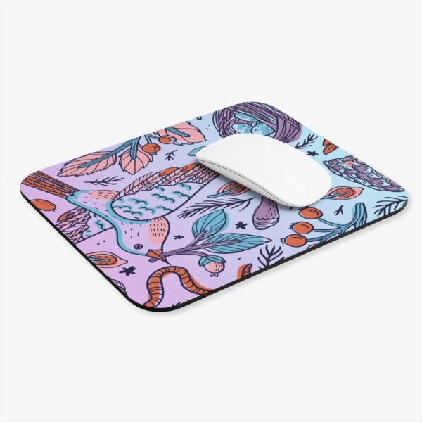 Mouse Pad  - Bird Pattern Blue/Purple - Image 3