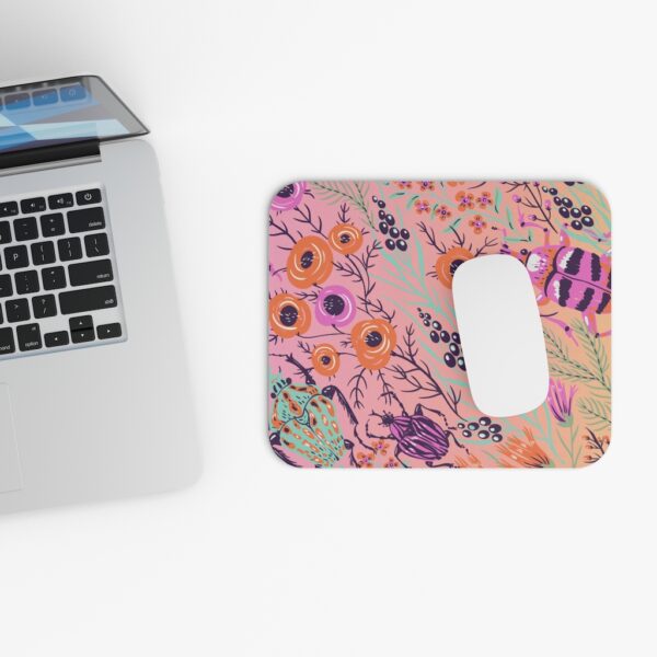 Mouse Pad - Weevil Insect Pattern Pink/Orange - Image 4