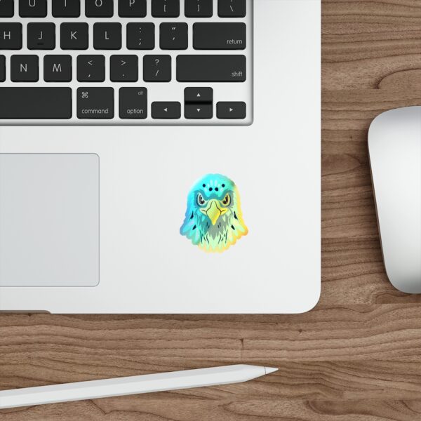 Holographic Die-cut Sticker Eagle Face - Image 7
