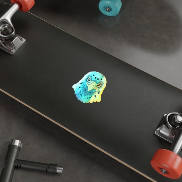 Holographic Die-cut Sticker Eagle Face - Image 3