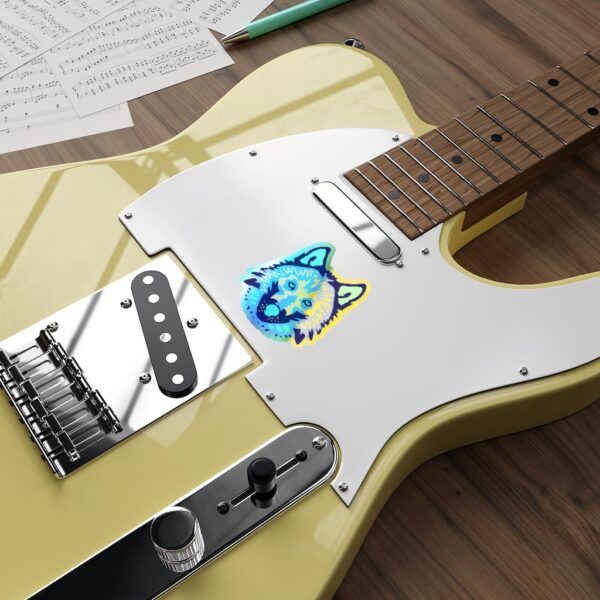 Holographic Die-cut Sticker Wolf Face - Image 11