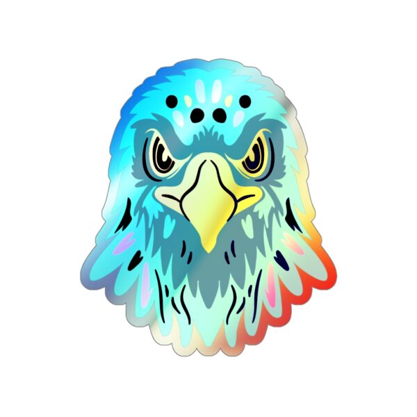 Holographic Die-cut Sticker Eagle Face - Image 9