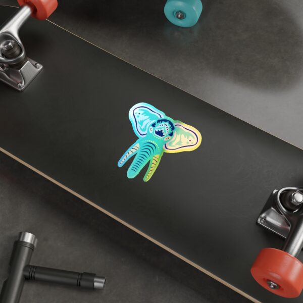 Holographic Die-cut Sticker Elephant Face - Image 3