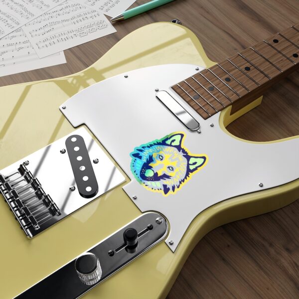 Holographic Die-cut Sticker Wolf Face - Image 15
