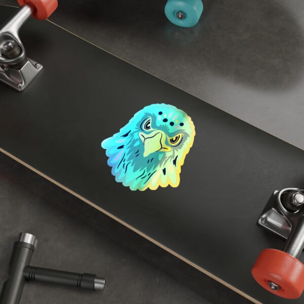 Holographic Die-cut Sticker Eagle Face - Image 14