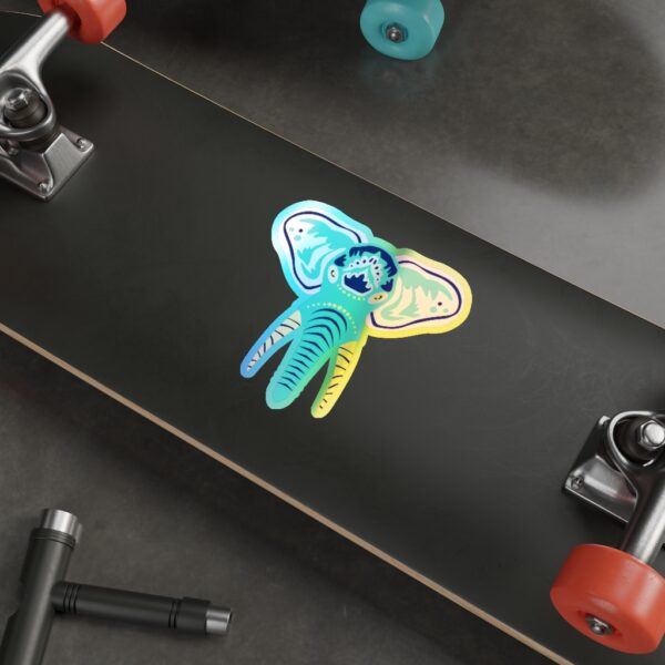 Holographic Die-cut Sticker Elephant Face - Image 14