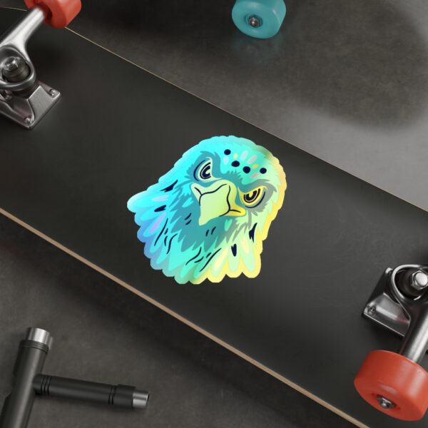 Holographic Die-cut Sticker Eagle Face - Image 17