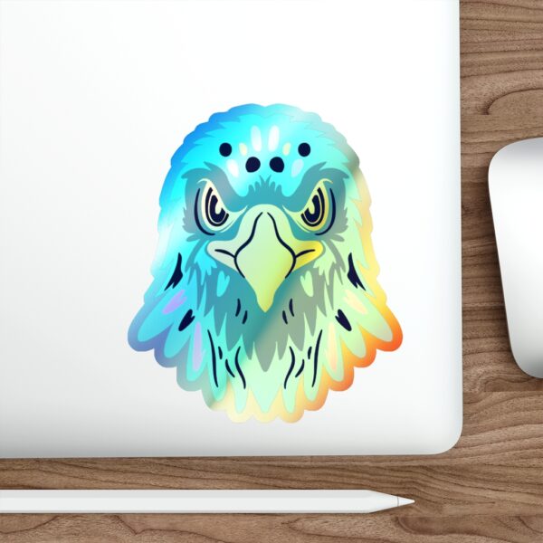 Holographic Die-cut Sticker Eagle Face - Image 18