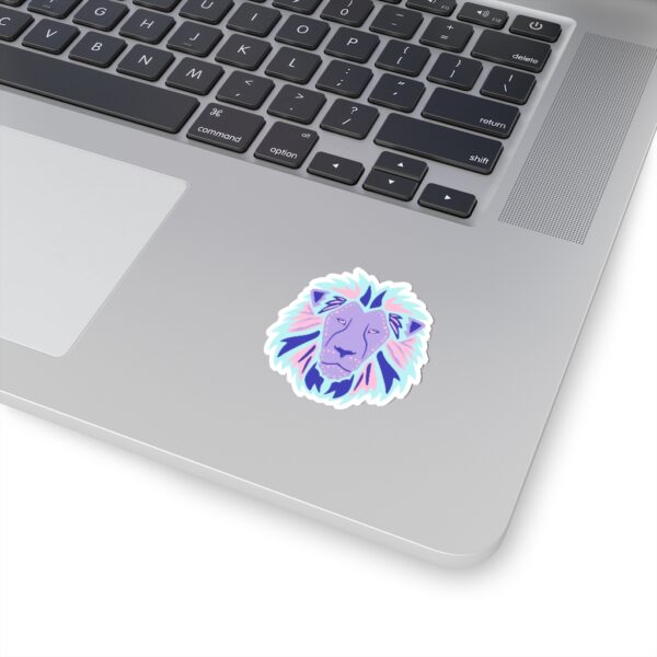 Kiss-Cut Stickers - Lion Face Pastel - Image 8