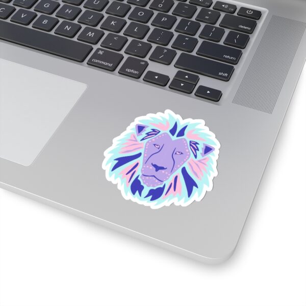 Kiss-Cut Stickers - Lion Face Pastel - Image 11