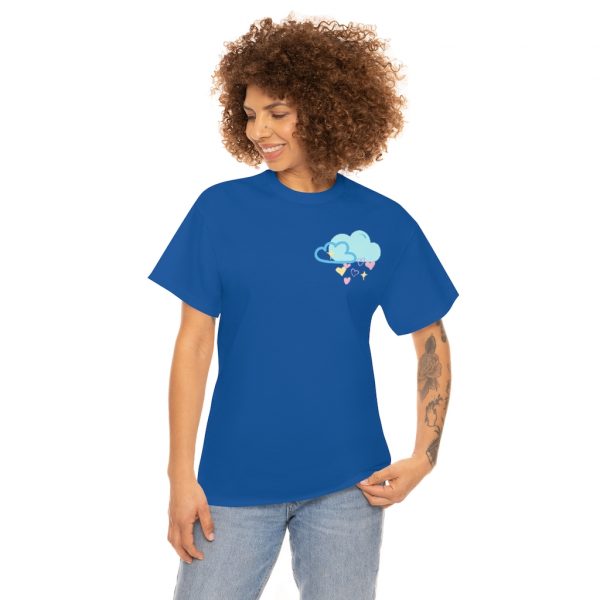 Raining Hearts Mist (unisex tee/heavy cotton) - Image 12