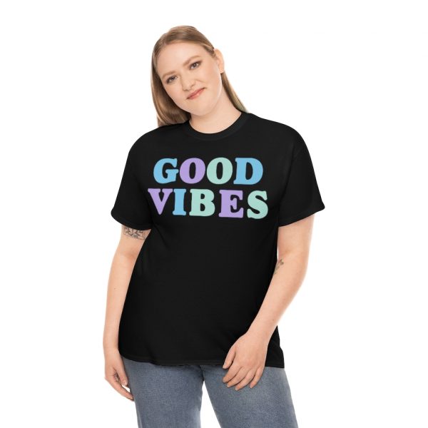 Good Vibes Night (unisex tee/heavy cotton) - Image 3