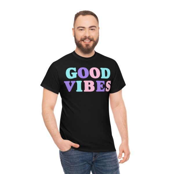 Good Vibes Day (unisex tee/heavy cotton) - Image 4