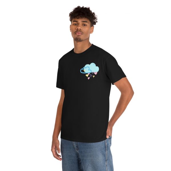 Raining Hearts Mist (unisex tee/heavy cotton) - Image 5
