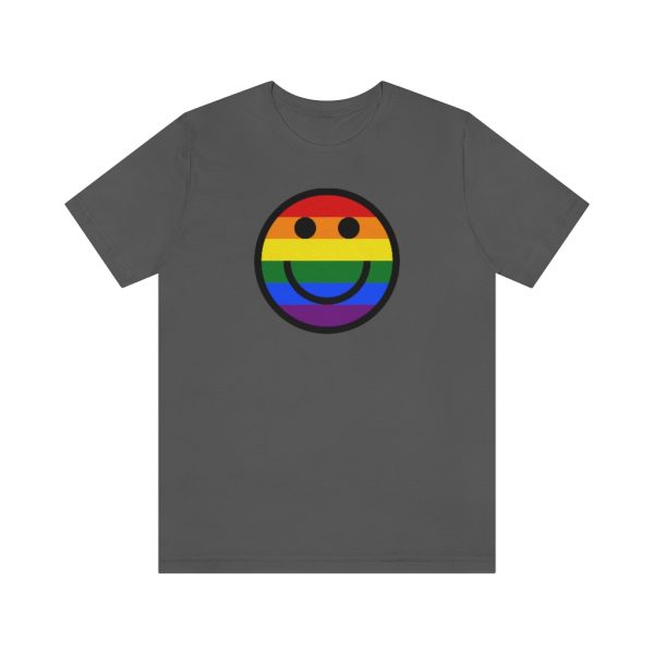 Rainbow Smile Solid (unisex tee/lightweight) - Image 10
