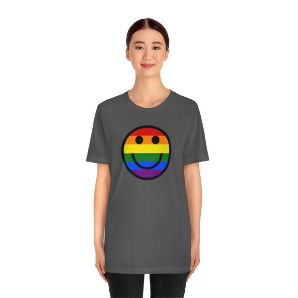 Rainbow Smile Solid (unisex tee/lightweight) - Image 11