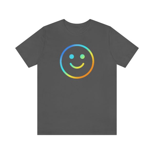 Rainbow Smile Outline (unisex tee/lightweight) - Image 10