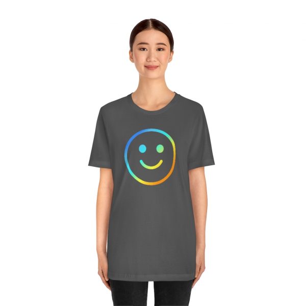 Rainbow Smile Outline (unisex tee/lightweight) - Image 11
