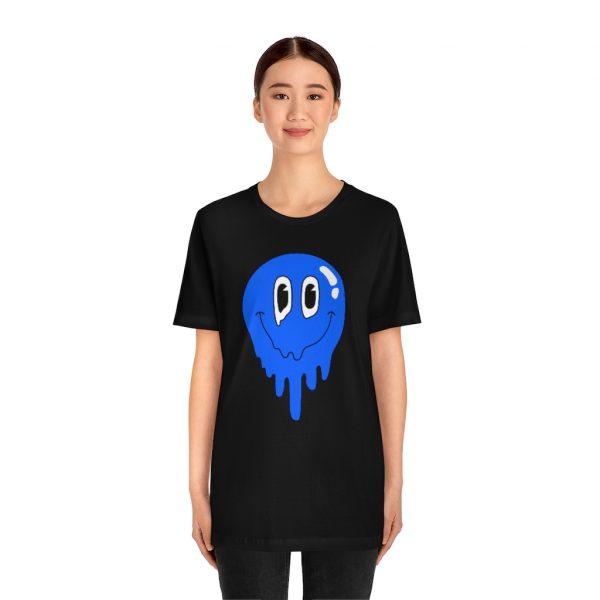 Melting Smile Blue (unisex tee/lightweight) - Image 2