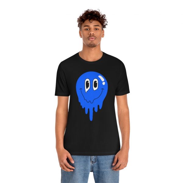 Melting Smile Blue (unisex tee/lightweight) - Image 3