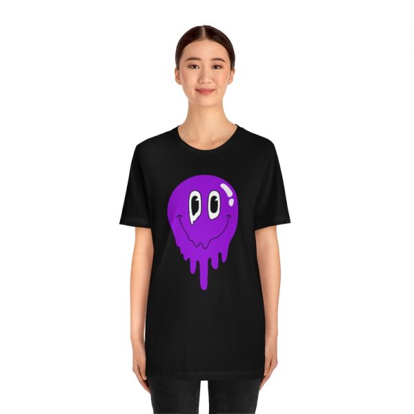 Melting Smile Purple (unisex tee/lightweight) - Image 2