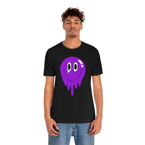 Melting Smile Purple (unisex tee/lightweight) - Image 3