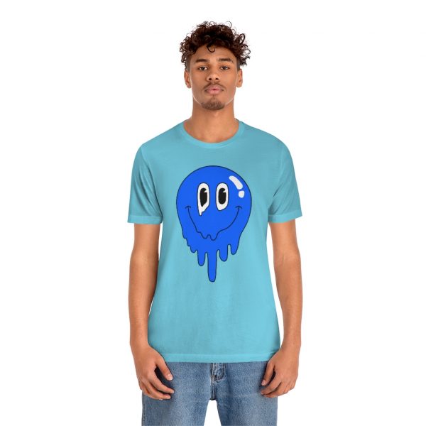 Melting Smile Blue (unisex tee/lightweight) - Image 12