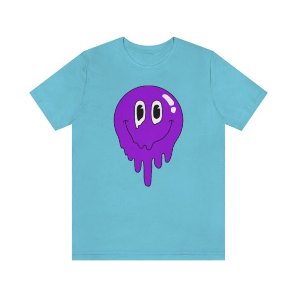Melting Smile Purple (unisex tee/lightweight) - Image 10