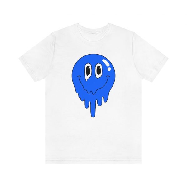 Melting Smile Blue (unisex tee/lightweight) - Image 4