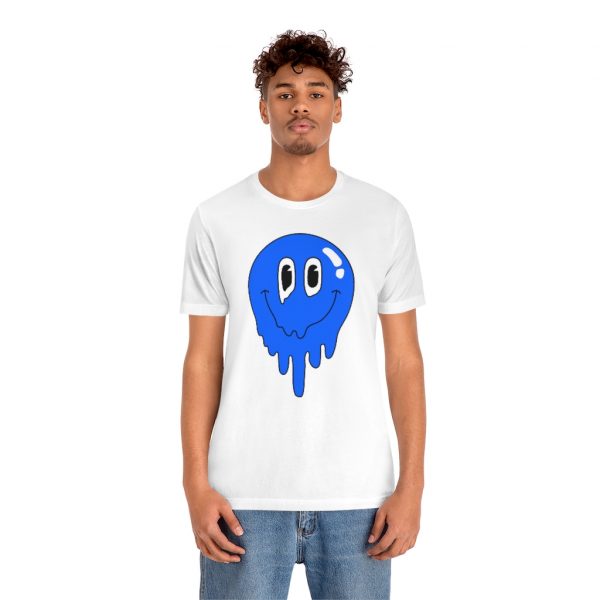 Melting Smile Blue (unisex tee/lightweight) - Image 6