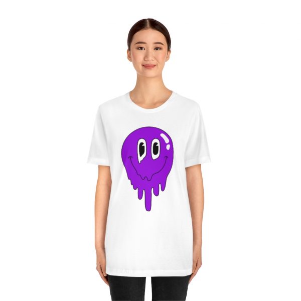 Melting Smile Purple (unisex tee/lightweight) - Image 5