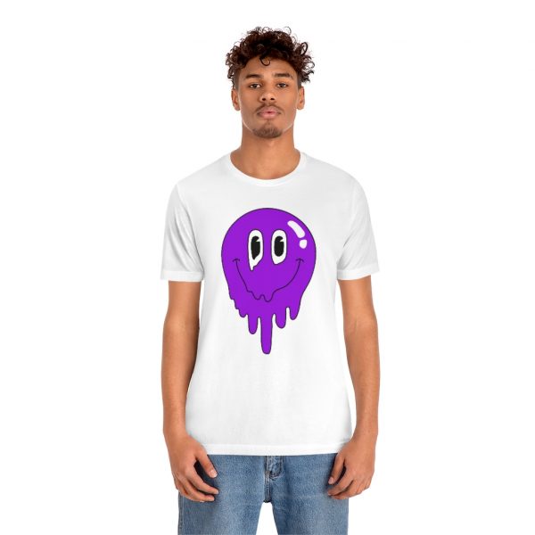 Melting Smile Purple (unisex tee/lightweight) - Image 6