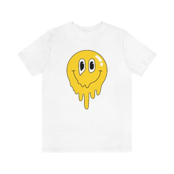 Melting Smile Yellow (unisex tee/lightweight) - Image 4