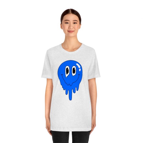 Melting Smile Blue (unisex tee/lightweight) - Image 8