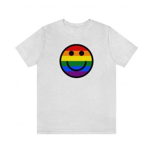 Rainbow Smile Solid (unisex tee/lightweight)