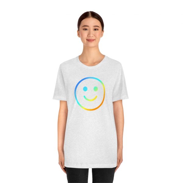 Rainbow Smile Outline (unisex tee/lightweight) - Image 8