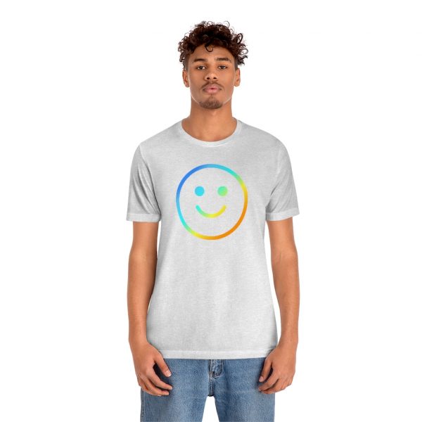 Rainbow Smile Outline (unisex tee/lightweight) - Image 9
