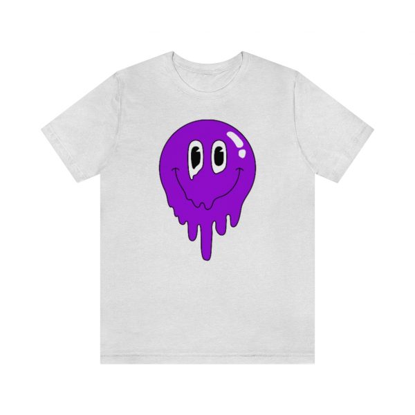 Melting Smile Purple (unisex tee/lightweight) - Image 7