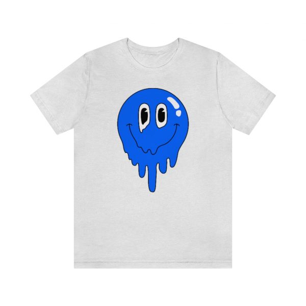 Melting Smile Blue (unisex tee/lightweight) - Image 7
