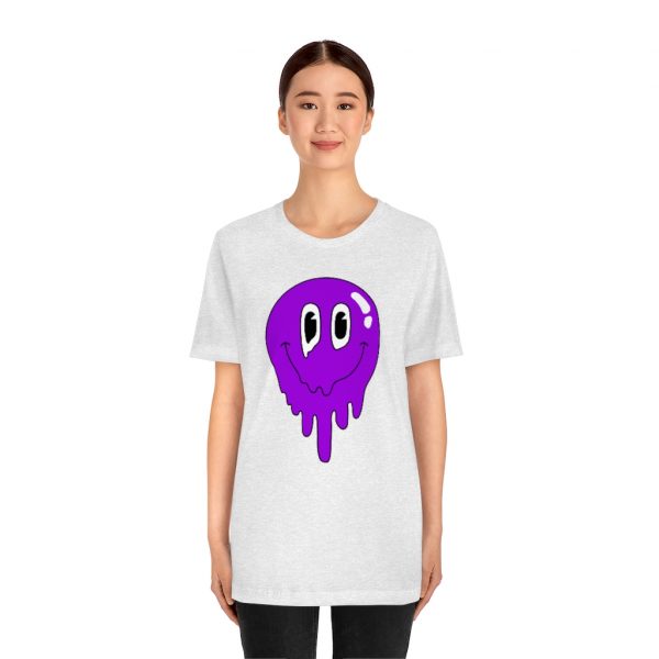 Melting Smile Purple (unisex tee/lightweight) - Image 8