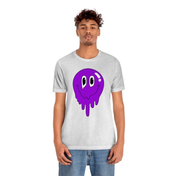 Melting Smile Purple (unisex tee/lightweight) - Image 9