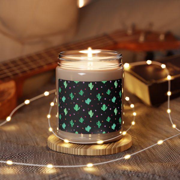 Cacti Candle 9oz (black) - Image 8