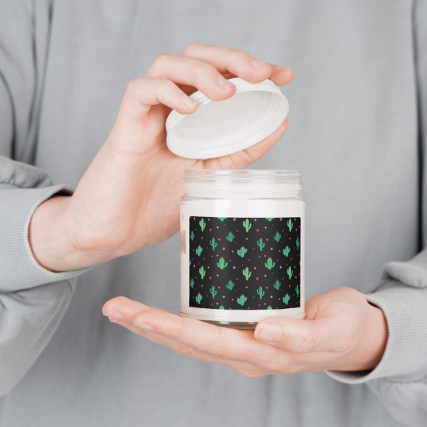 Cacti Candle 9oz (black) - Image 10