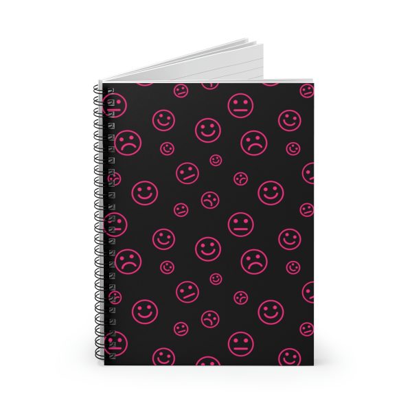Emotions Pink (spiral, lined notebook)