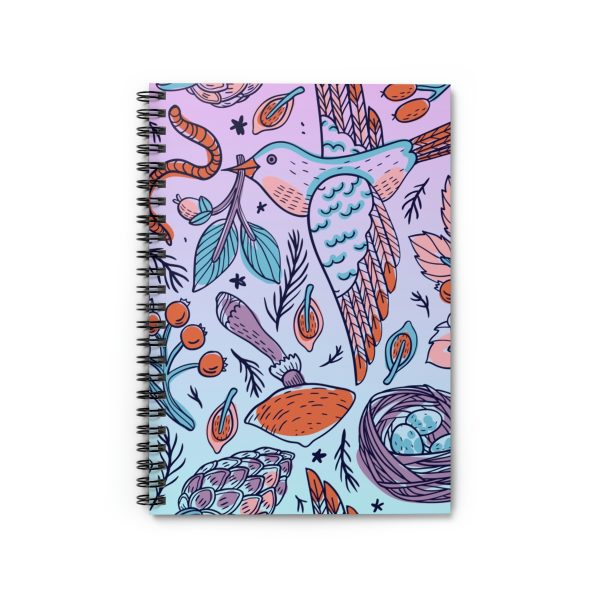 Bird Nest - Sunset (spiral, lined notebook) - Image 2