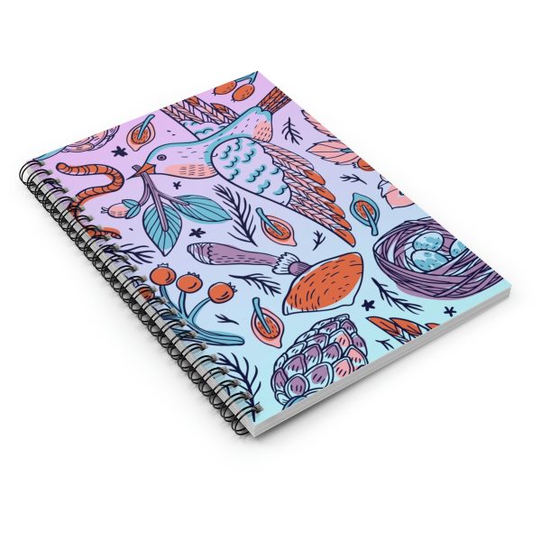 Bird Nest - Sunset (spiral, lined notebook) - Image 3
