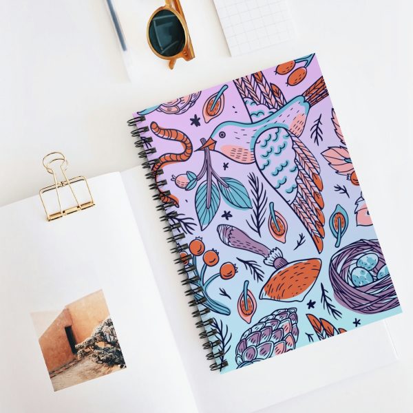 Bird Nest - Sunset (spiral, lined notebook) - Image 5