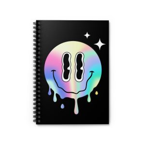 Euphoric Smile (spiral, lined notebook)