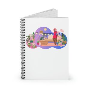 Spiral Notebook - Ruled Line - Happy Place I