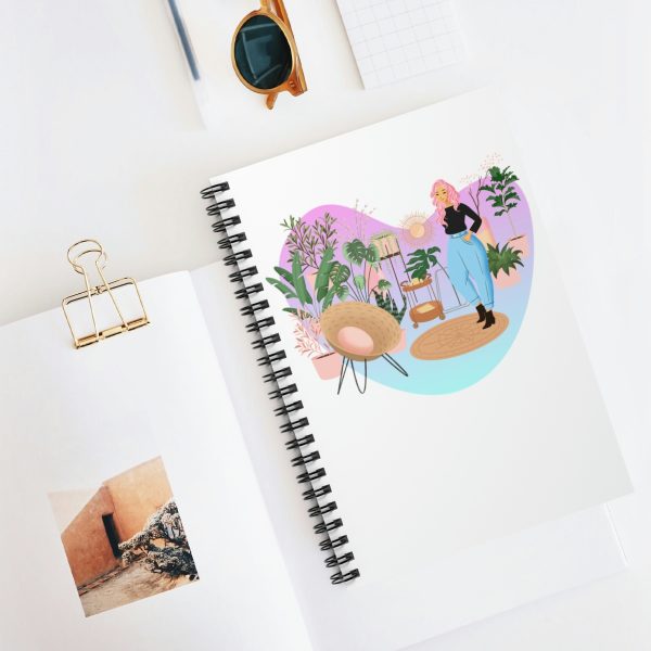 Spiral Notebook - Ruled Line - Happy Place II - Image 5